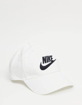 NIKE H86 FUTURA WASHED CAP IN WHITE,CI2654-100