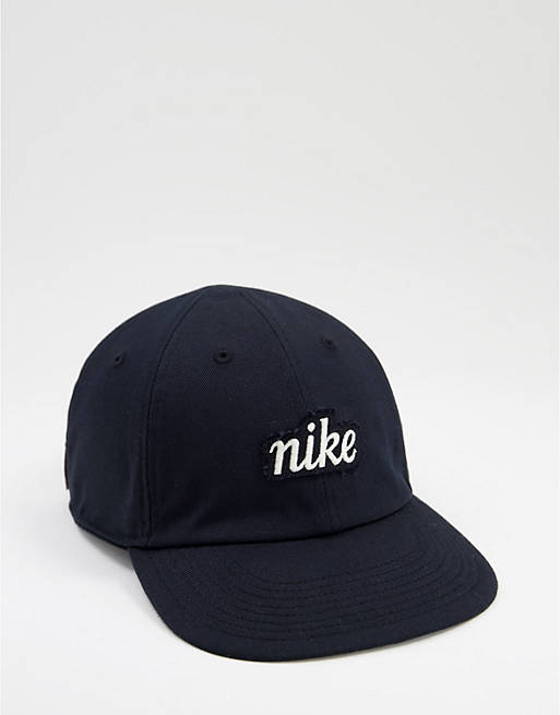 Accessories Caps & Hats/Nike H86 Heritage embroidered logo cap in black 