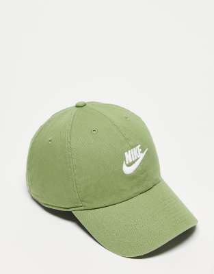 Nike H86 washed baseball cap in green