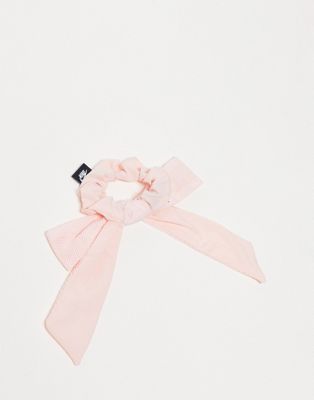 Nike hair tie with bow in pink