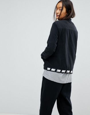 black nike half zip pullover