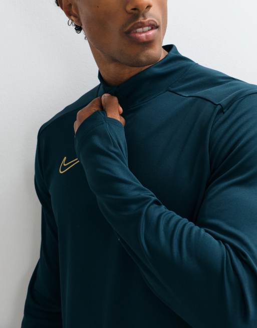 Nike haut Academy à demi-zip en vert foncé, 2 de 5