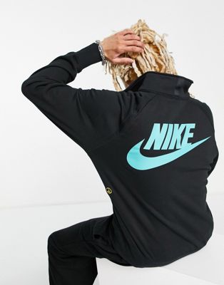 Nike 'Have a Nike Day' 1/4 zip sweat in black