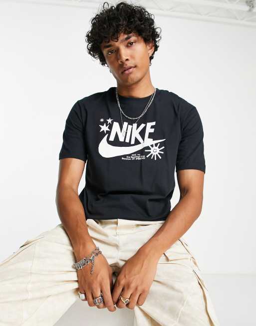 Nike Air Graphic T-Shirt in Black