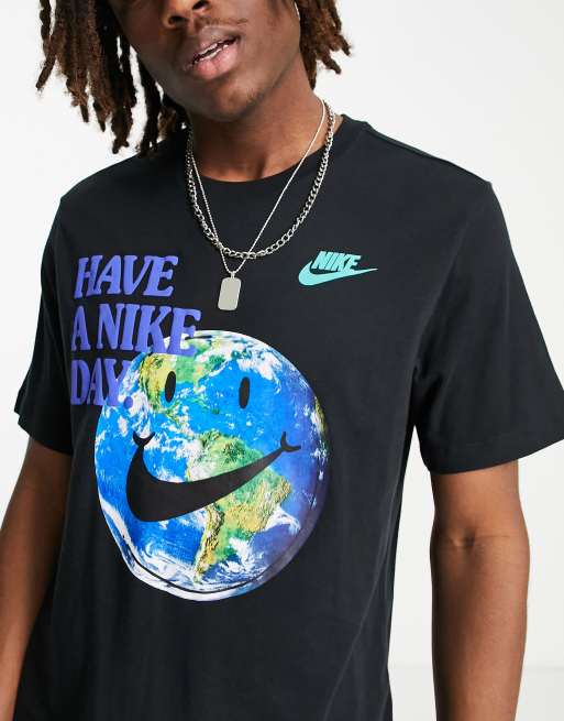 variable Contratación valor Nike Have A Nike Day logo t-shirt in black | ASOS