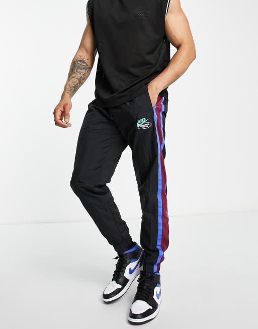 Nike 'Have a Nike Day' unlined woven track pants in black