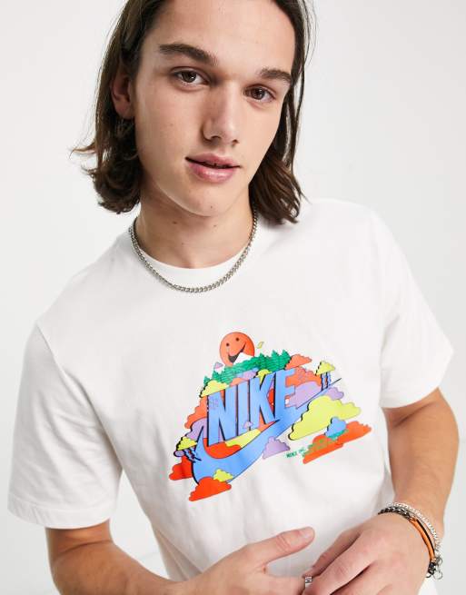 Nike HBR graphic t-shirt in white | ASOS