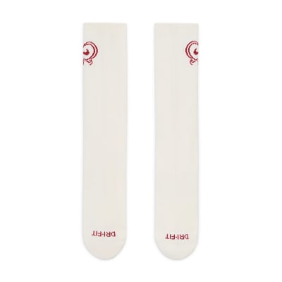 Nike Heart Detail Socks In Neutral