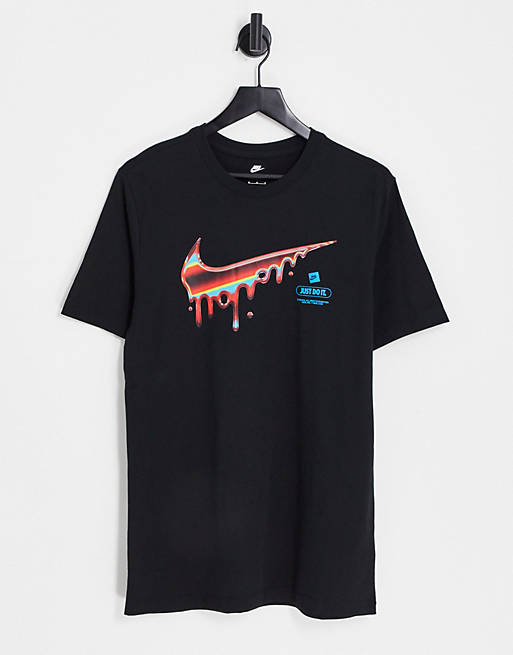 Nike Heatwave graphic T-shirt in black | ASOS