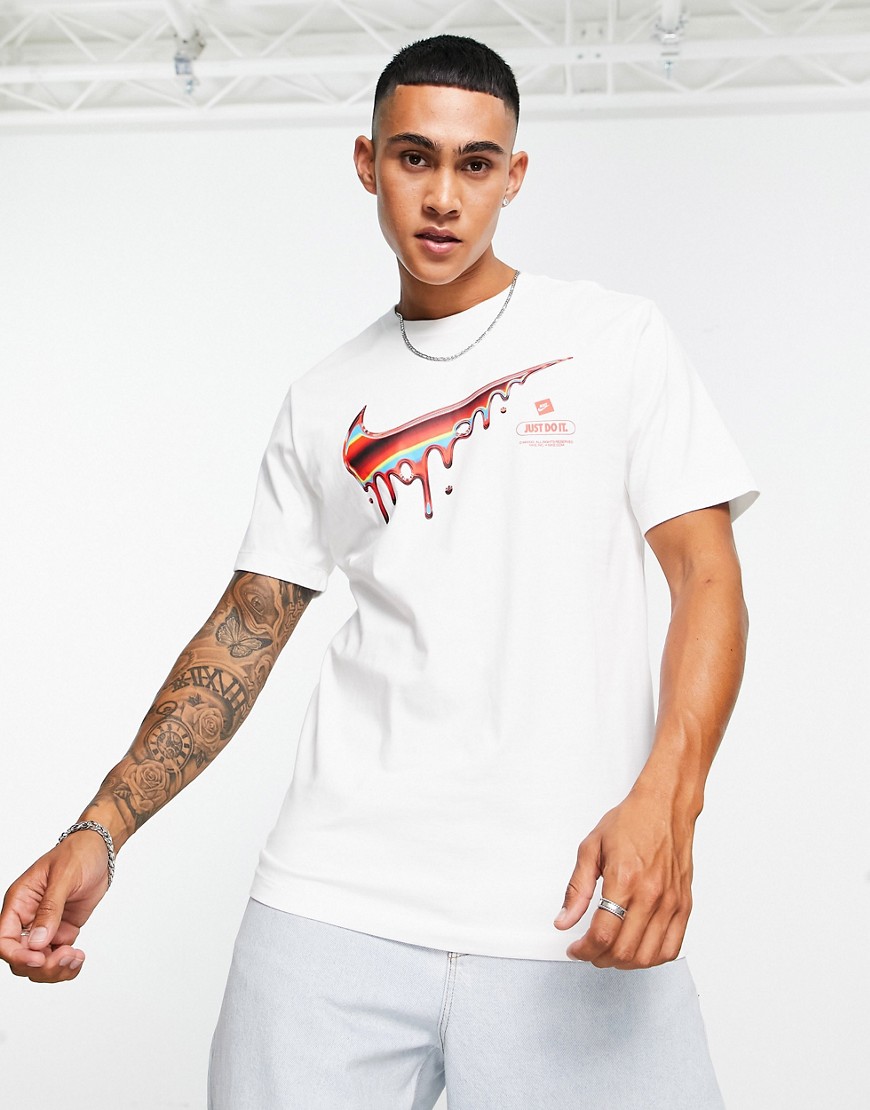 Nike Heatwave graphic t-shirt in white