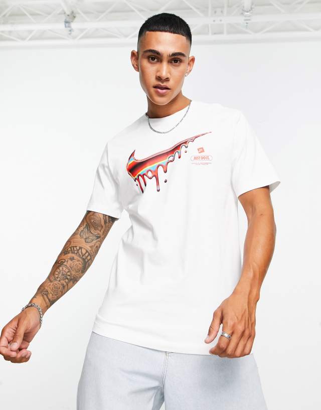 Nike Heatwave graphic t-shirt in white