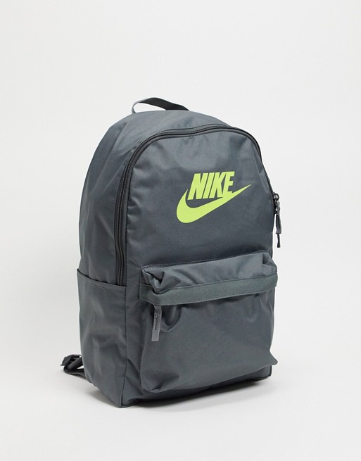 Nike Heritage 2.0 backpack in dark grey