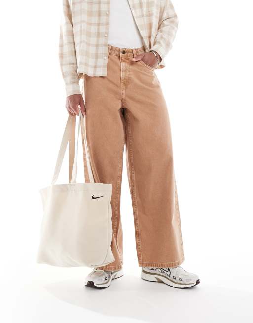 Nike – Heritage 2.0 – Tragetasche in Beige