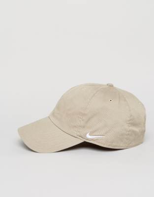 beige nike cap