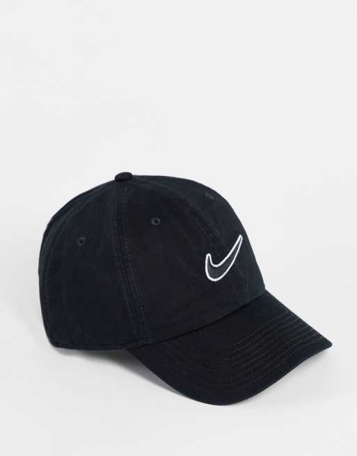 Nike – Heritage 86 – Czarno-biała czapka