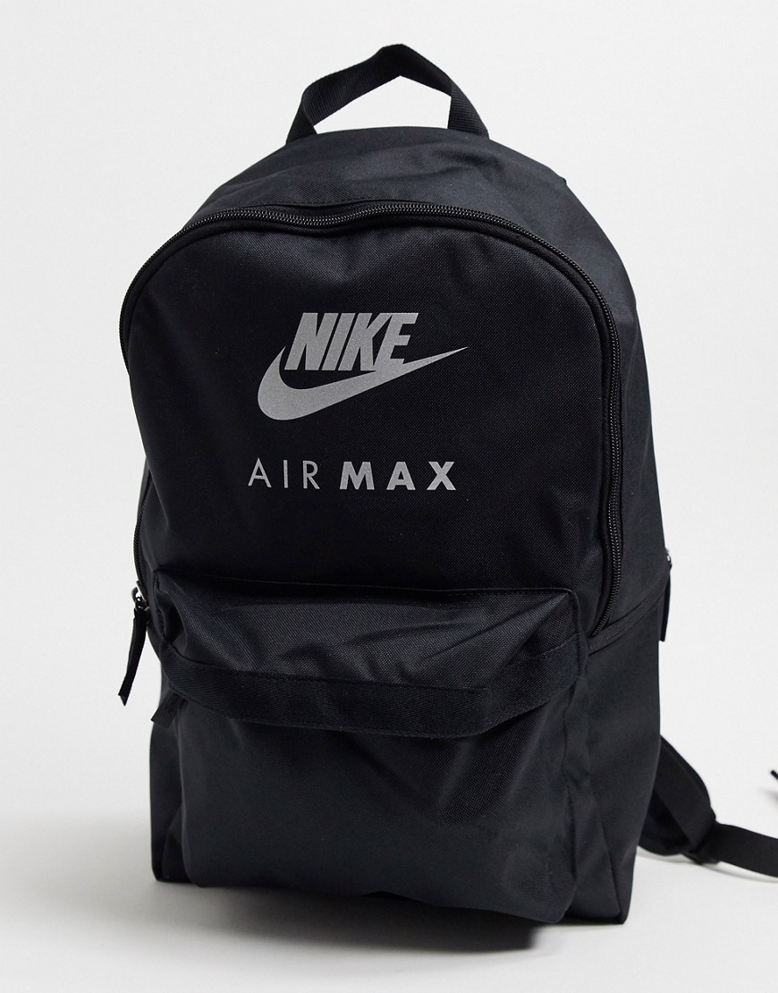 Nike – Heritage – Air Max – Svart ryggsäck