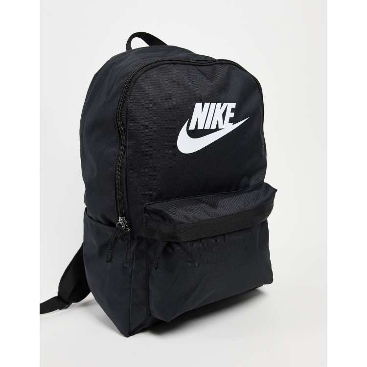 Nike heritage backpack in black cheap