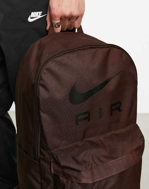 Nike heritage backpack in brown