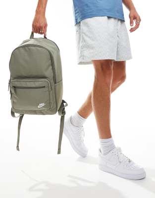 Nike Heritage Backpack In Khaki-green