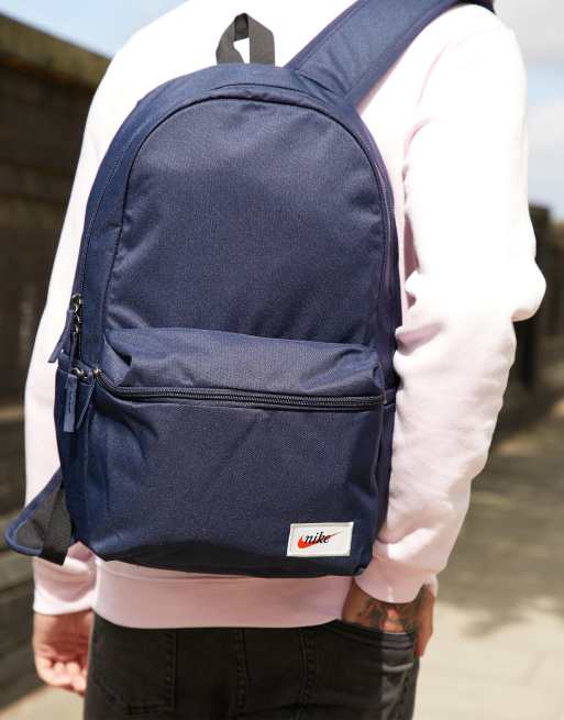 Nike heritage backpack in navy sale