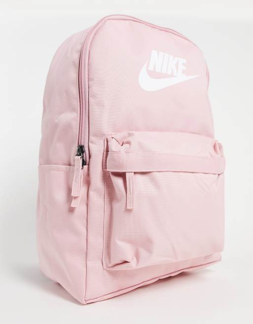 Nike Heritage backpack in pale pink ASOS