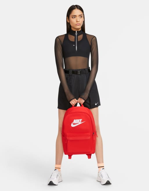 Nike heritage backpack red sales