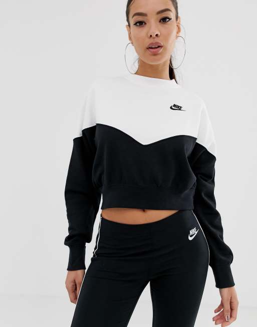 nike sweatshirt femme heritage