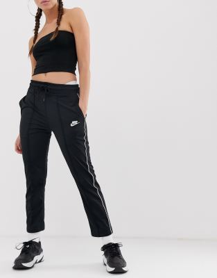 black track pants nike