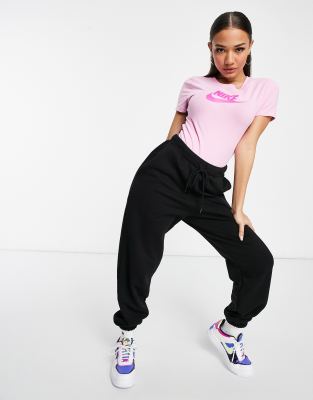 nike pink bodysuit