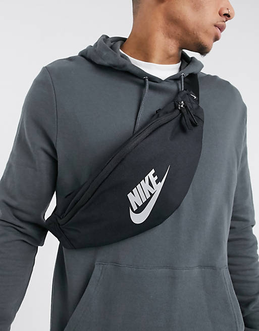 Nike Heritage bum bag in black