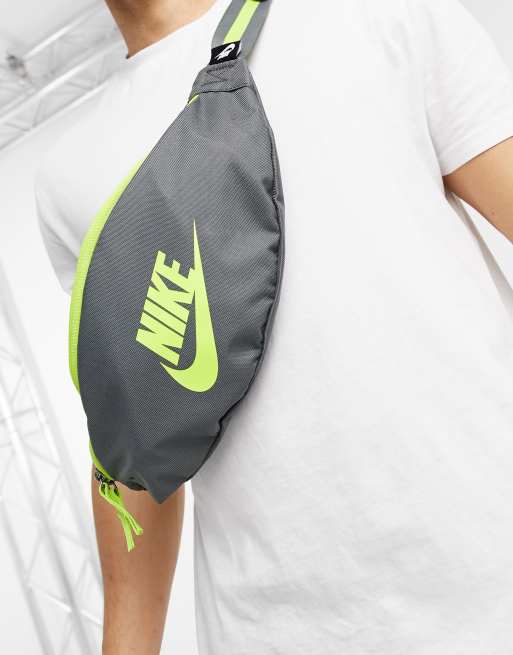 Nike Heritage bum bag in dark grey