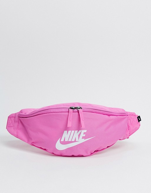 Nike Heritage bum bag in hot pink