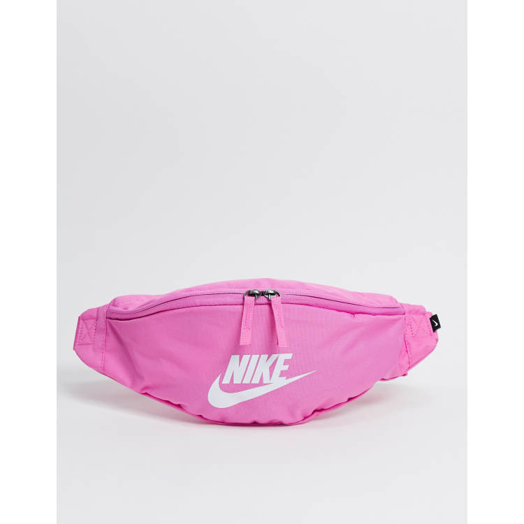 Nike Heritage bum bag in hot pink