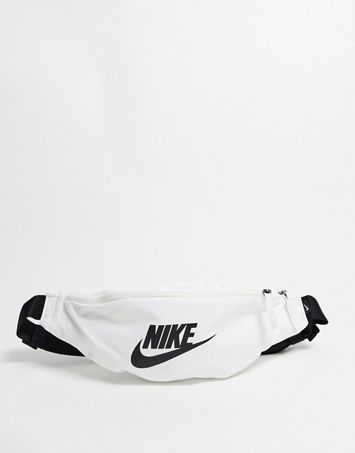 Nike Heritage bum bag in white