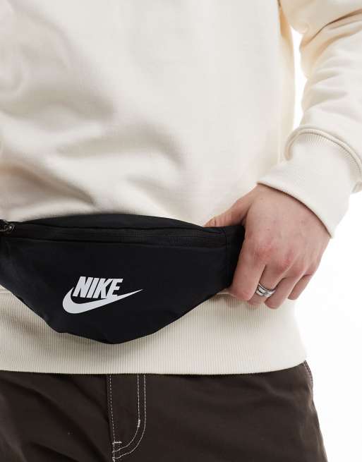 Nike heritage bumbag in black cheap