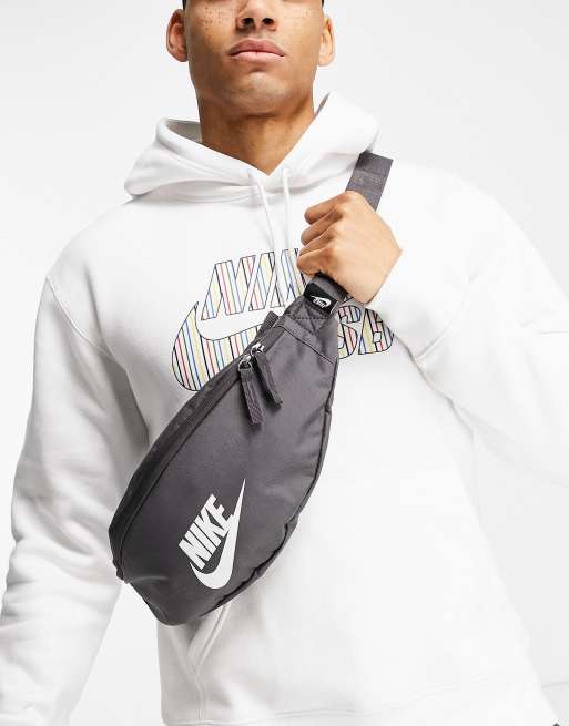 Nike Heritage bumbag in dark grey | ASOS