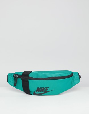 green nike bum bag