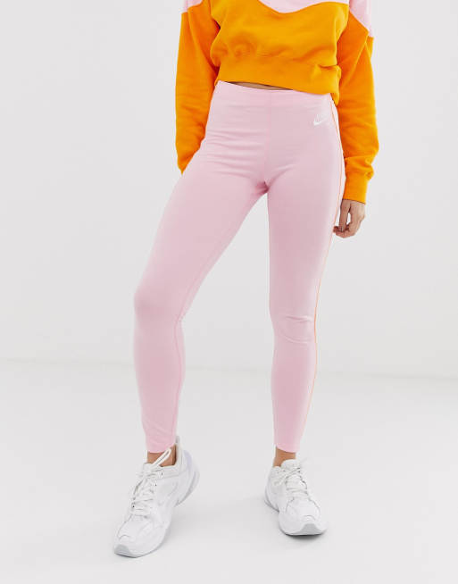 orange and pink leggings