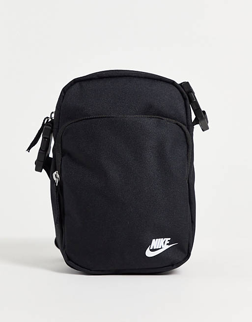 Nike Heritage crossbody bag in black | ASOS