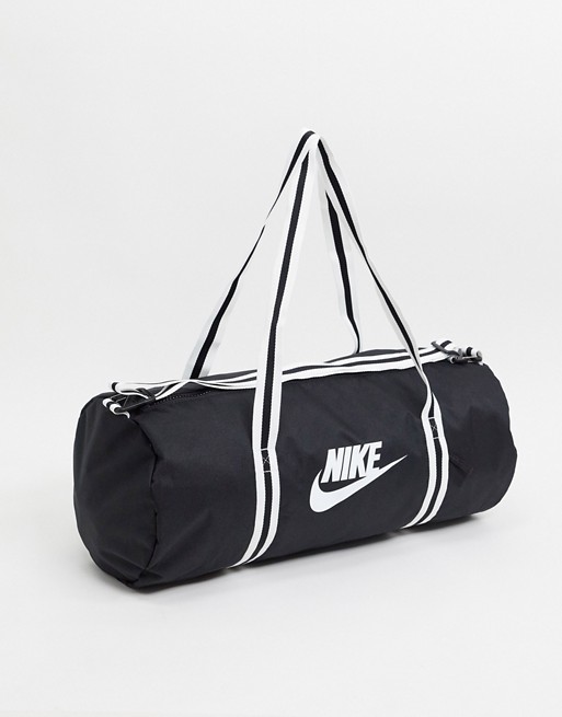 Nike Heritage duffel bag in black