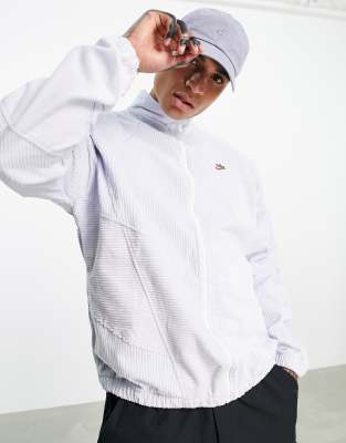 Nike heritage essentials corduroy windrunner jacket in light gray Clearance