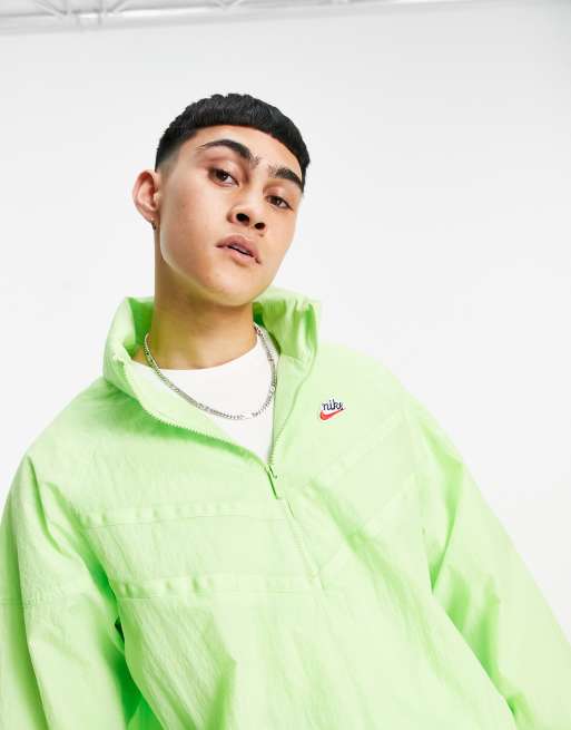 Nike heritage half zip jacket clearance