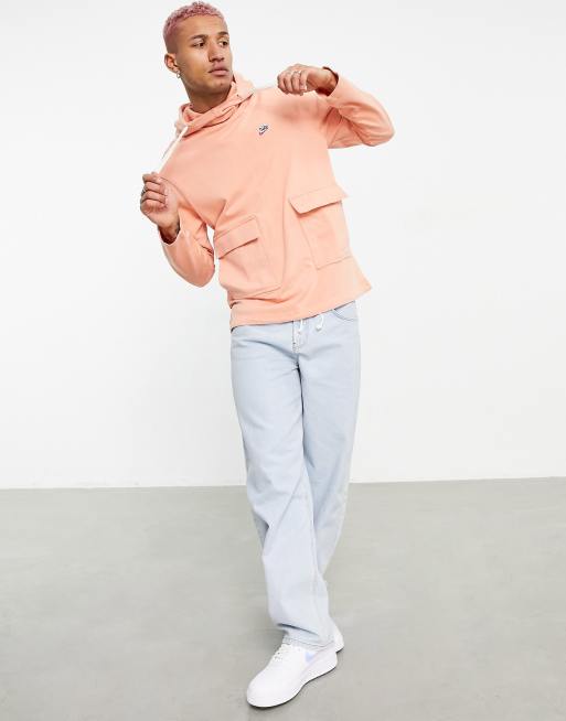 Dusty peach nike hoodie store