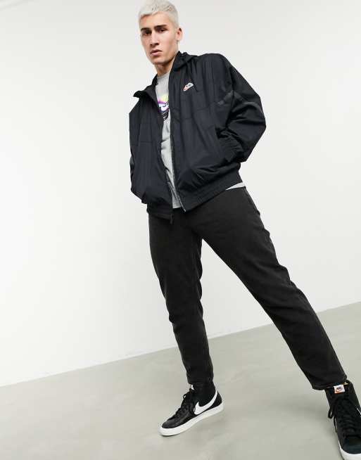 Nike sportswear heritage windrunner black hotsell