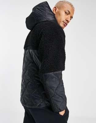 nike winter fleece black