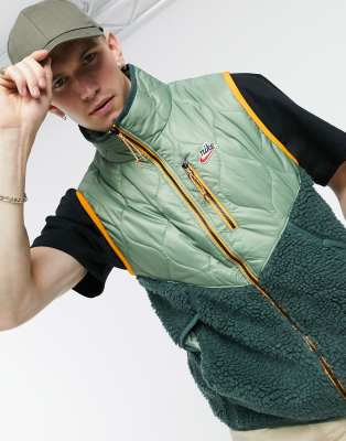 nike green vest