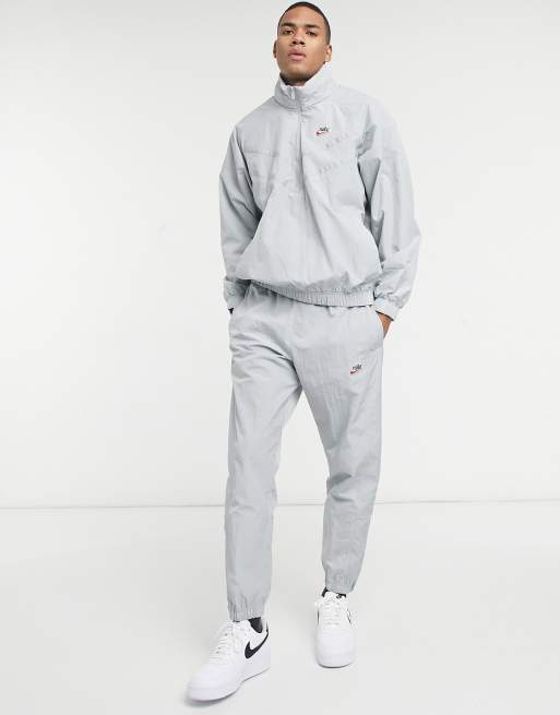 Nike air woven cuffed joggers in grey hotsell
