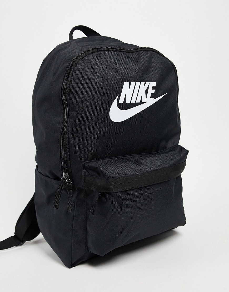Nike Heritage FA21 logo rucksack in black