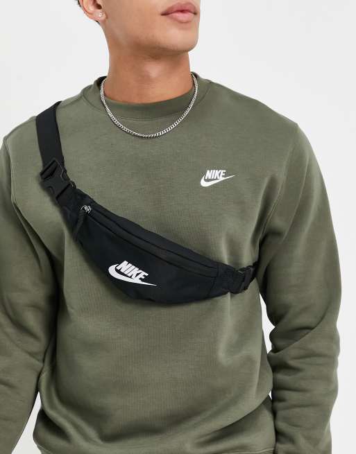 Nike Heritage fanny pack in black ASOS