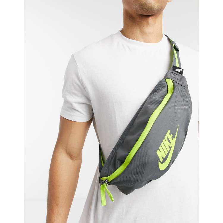 Nike Heritage fanny pack in dark gray ASOS